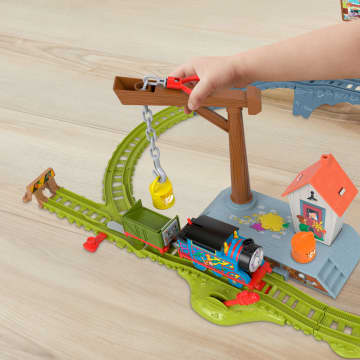 Thomas e Seus Amigos Pista de Brinquedo Entrega de Pintura - Imagen 4 de 6