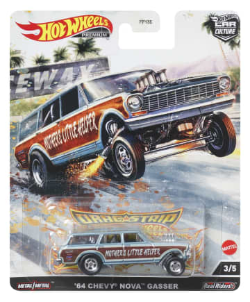 Hot Wheels Collector Veículo de Brinquedo 64 Chevy Nova Wagon Gasser