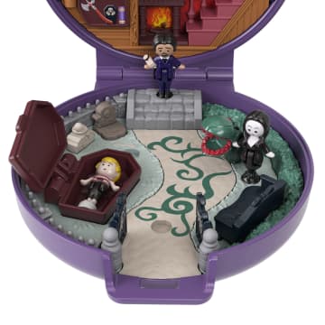 Polly Pocket Conjunto de Coleção Addams Family Collector Compact