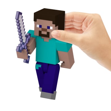 Minecraft Action Figures & Accessories Collection, 3.25-in Scale & Pixelated Design (Characters May Vary) - Image 3 of 3