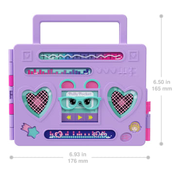 Polly Pocket Disco Dance Fashion Reveal Doll & Playset With Unboxing Surprises & Water Play - Imagem 3 de 5