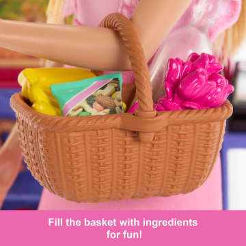 Barbie And Teresa Recipe For Friendship Malibu At The Market Doll & Playset With 11 Accessories - Imagen 4 de 6