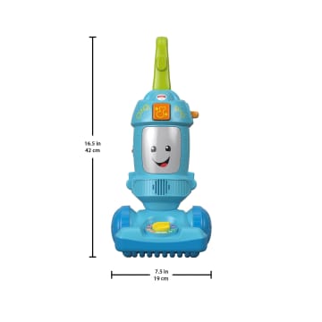 Fisher-Price Laugh & Learn Light-Up Learning Vacuum Electronic Toddler Push Toy