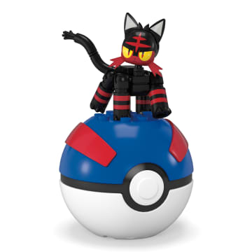 MEGA Pokémon Jogo de Construção Pokébola Litten - Imagen 3 de 6