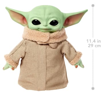 Star Wars Grogu Squeeze & Blink With Sounds Plush, Collectible Gift - Image 6 of 6