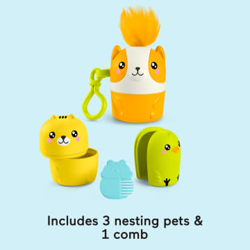 Fisher-Price FP Pets On-The-Go Nesting Pets Stacking Toy For Preschool Kids, 4 Pieces - Imagen 4 de 5