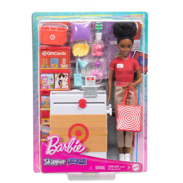 Barbie Toys, Skipper Doll And Target First Jobs Set With Checkout Stand And Accessories