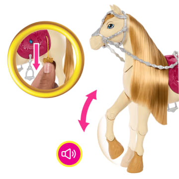 Barbie Detetive A Grande Corrida de Cavalos Conjunto de Brinquedo Cavalo com o Acessório - Imagen 4 de 6
