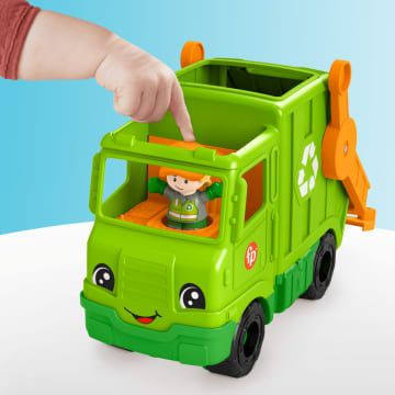 Fisher-Price  Little People  Camion de Recyclage Musical, 5Éléments - Image 4 of 6
