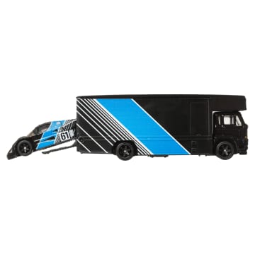 Hot Wheels Collector Vehículo de Colección Auto Transportador Fleet Flyer & Sauber Mercedes C9