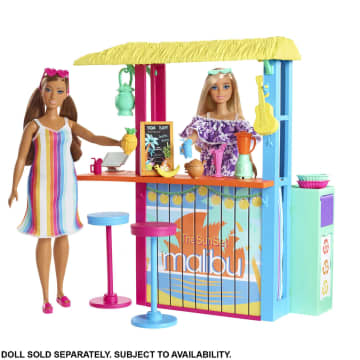 Barbie Loves The Ocean Beach Shack Playset, Made From Recycled Plastics - Imagem 3 de 6