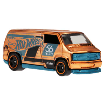 Hot Wheels Diecast Veículo de Brinquedo Custom 77 Dodge Van - Chase - Imagem 2 de 3