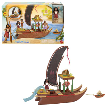 Disney Moana 2 Coffret de Jeu Canot D’Aventure de Moana
