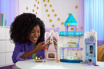 Disney's Wish Rosas Castle Playset, Dollhouse With 2 Posable Mini Dolls, Star Figure & 20 Accessories - Image 2 of 6