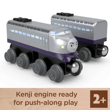 Fisher-Price Thomas & Friends Wooden Railway Kenji Engine And Car