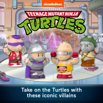 Little People Collector Teenage Mutant Ninja Turtles: Villains Special Edition Set, 4 Figures - Imagem 2 de 6