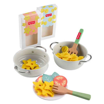 Fisher-Price Brinquedo para Bebês Kit para Preparar Macarrão de Madeira - Image 4 of 6