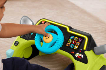 Fisher-Price Laugh & Learn Sit & Steer Driver Activity Center Baby & Toddler Learning Toy, Multilanguage Version - Image 3 of 6