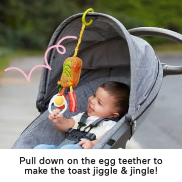 Fisher-Price Brunch & Go Avocado Toast infant Stroller Toy - Image 3 of 6