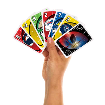 UNO NFL Card Game For Kids, Adults And Family Night, Features All 32 NFL Teams - Image 2 of 6