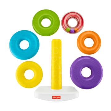 Bigjigs Toys Avocado Dondolante In Silicone - Gioco Educativo Di Impilamento Per Neonati 12+ Mesi, 6 Pezzi