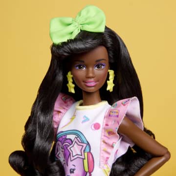 Barbie Doll, Curly Black Hair, 80s Slumber Party, Barbie Rewind