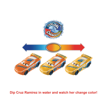 Disney And Pixar Cars Color Changers Dinoco Cruz Ramirez - Imagen 2 de 3
