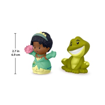 Disney Princess Tiana & Naveen Little People Toddler Figure Set, 2 Pieces - Image 4 of 6