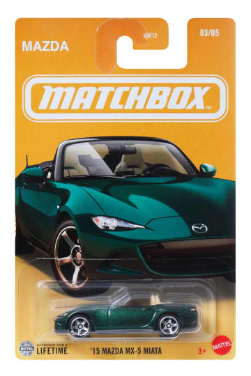 Matchbox Diecast Veículo de Brinquedo Mazda MX-5 Miata - Imagem 4 de 5
