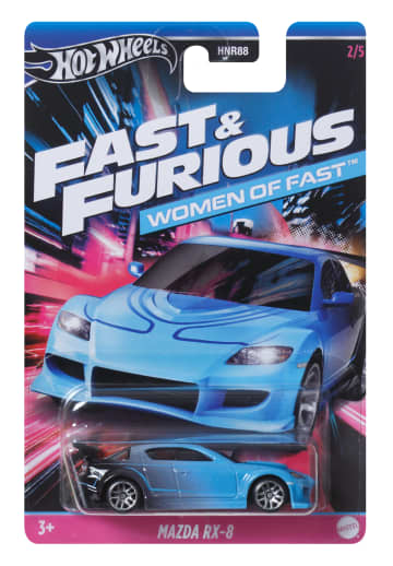 Hot Wheels Themed Veículo de Brinquedo Carro Fast e Furious Mazda RX-8 - Imagem 5 de 5