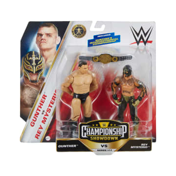 WWE Championship Showdown Rey Mysterio & Gunther 2-Pack Action Figures & Accessory - Image 2 of 6