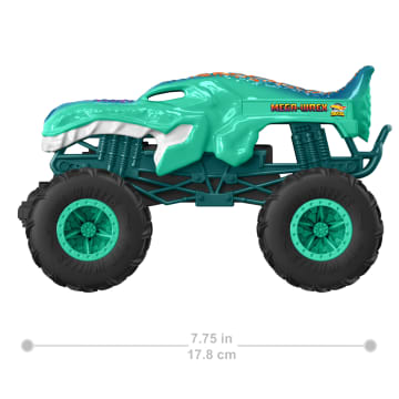 Hot Wheels Monster Trucks 1:24 Scale MEGA-Wrex RC Vehicle - Imagem 2 de 6