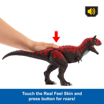 Jurassic World Roarin Real Feel Carnotaurus Dinosaur, Legacy Collection Reimagined Figure