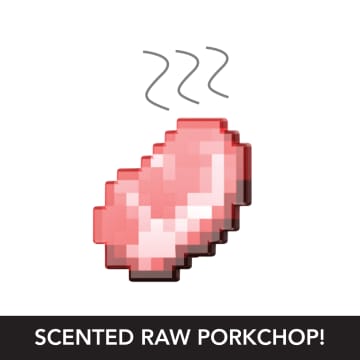 Minecraft Diamond Level Pig Action Figure, 4 Accessories, 5.5-in Collector Scale - Imagem 4 de 6
