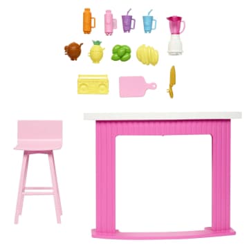 Barbie Accessories, Doll House Furniture, Smoothie Bar Story Starter