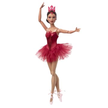 Barbie Inspiring Women Maria Tallchief Collectible Doll in Red Firebird Ballet Costume - Imagen 2 de 6