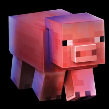 Minecraft Diamond Figura de Brinquedo Porco Colecionável de 5.5"