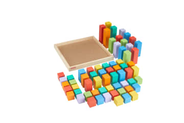 Fisher-Price  Blocs à Empiler en Bois, 65Éléments en Bois - Imagem 5 de 6