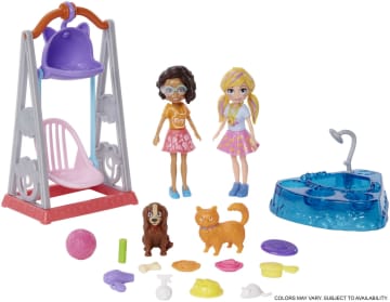 Polly Pocket Boneca 2 Amigas Hora de Brincar