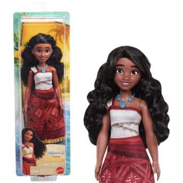 Disney Moana 2 Poupée Mode et 2 Acc. Moana, Tenue Amovible