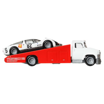 Hot Wheels Collector Vehículo de Colección Auto Transportador Carry on & 66 Porsche 906 Carrera 6