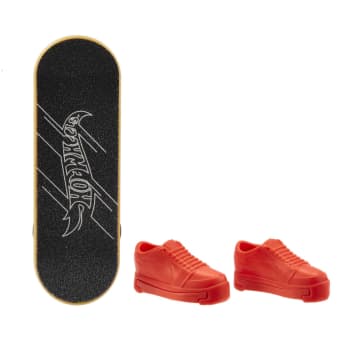 Hot Wheels Skate Veículo de Brinquedo Skateboard WILDFIRE FREESTYLE™ com Tênis - Imagen 4 de 5