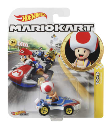 Hot Wheels Mario Kart Veículo de Brinquedo Toad Sneeker - Imagem 5 de 5