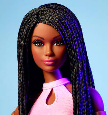 Barbie Looks No. 21 Collectible Doll With Black Braids And Modern Y2K Fashion - Imagen 3 de 6