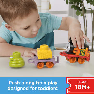 Thomas & Friends My First Nia Push-Along Toy Train With Stacking Cargo For Toddlers - Image 2 of 6