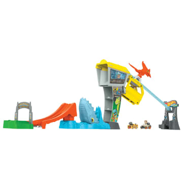 Hot Wheels RacerVerse Pista de Juguete Jurassic World