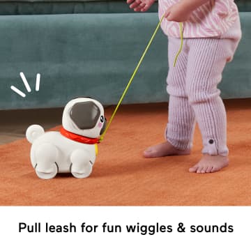 Fisher-Price Fp Pets Walk-The-Pup Pug Baby & Toddler Pull Toy With Motion & Sounds - Imagen 3 de 6