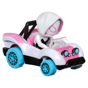 Hot Wheels RacerVerse Vehículo de Juguete Spider-Gwen - Imagen 2 de 5