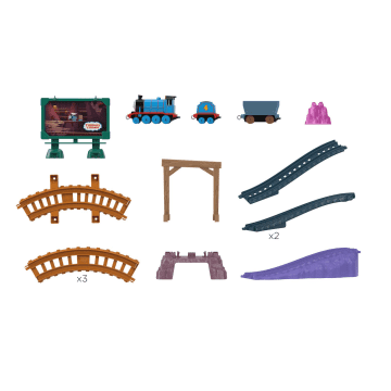 Thomas And Friends Gordon in The Mines Train Set, Track Set With Diecast Engine & Crystal Cargo