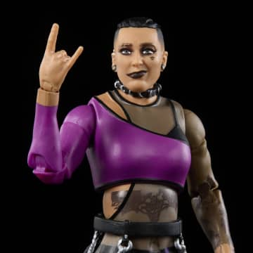 WWE Rhea Ripley Elite Collection Action Figure With Accessories, Articulation & Life-Like Detail - Image 5 of 6